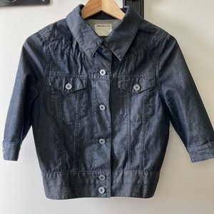 Unique denim jacket from JNBY